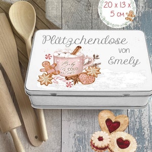 Sugar-sweet COOKIE JAR Cookie tin with name personalized Christmas gifts from Lüttentüddel®