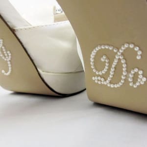 I DO Pearls Sticker Wedding bridal shoes bride registry office church image 1