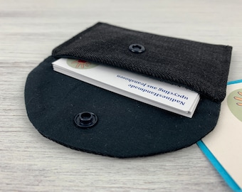 Wallet, Jeans upcycling, Business Card Bag, Vegan Wallet, Pill Bag, Headphone Bag