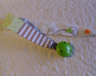 Pacifier strap with name