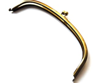 Metal bag hanger 29 cm, antique-gold (61)