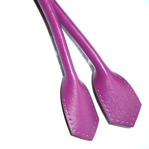 bag handle, PU, purple color 55 cm