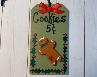 gingerbread cookie tag