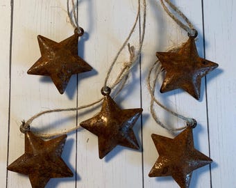 5 Rusty 3d Stars