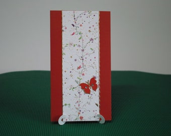 Greeting card in red (GK162)