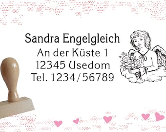 Stempel mit Kissen /« Wildschwein /» Adressenstempel Firmenstempel J/äger Jagd