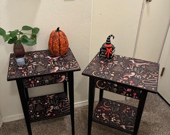 Par de mesitas de noche IKEA “CRIATURAS DEL BOSQUE”