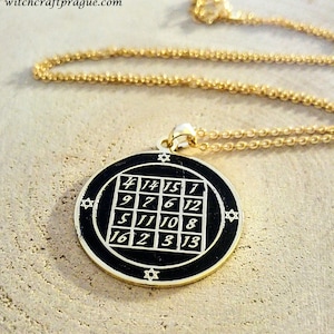 Jupiter magick square talisman for success and money, seal of Solomon