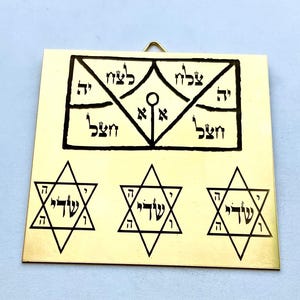 Talismano quadrato magico personalizzato, collana Kamea planetaria personalizzata, sigillo magico