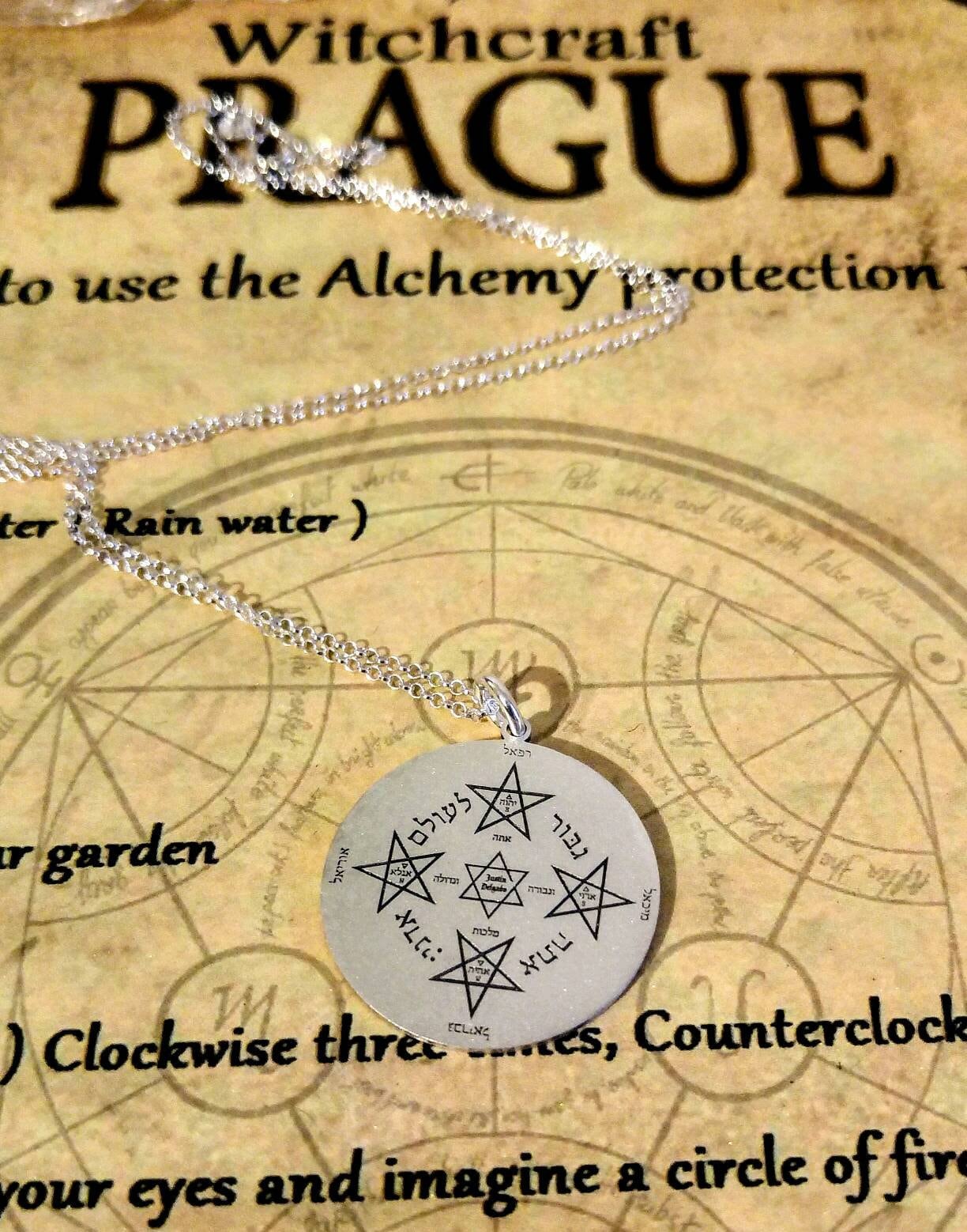 Alchemy Protection Set Witchcraft Amulet Goetia Wicca Talisman - Etsy