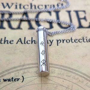 Scandinavian Amulet for protection and love spell bottle