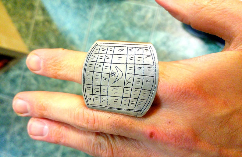 African voodoo ring witchcraft amulet protection talisman authentic