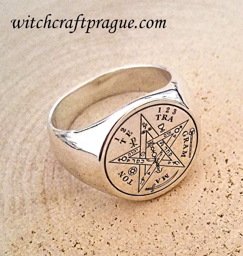 Alchemy Protection Ring Witchcraft Amulet Goetia Wicca - Etsy