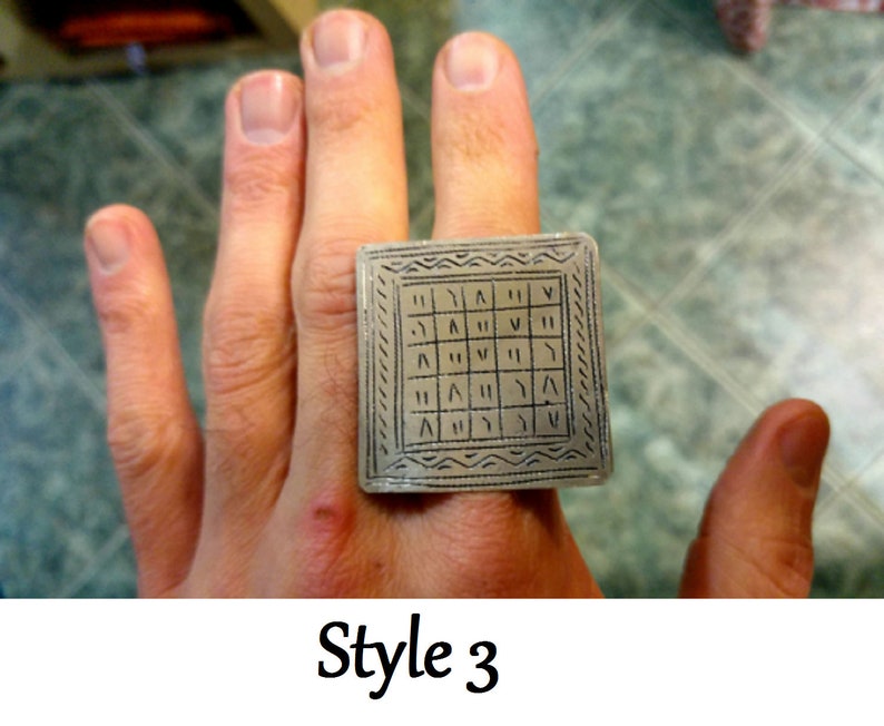 African voodoo ring witchcraft amulet protection talisman authentic