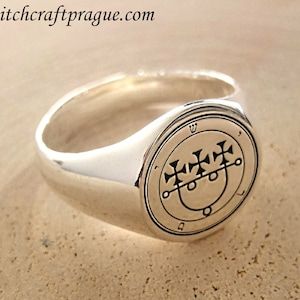 Goetia Sitri sigil ring witchcraft amulet, seal of Solomon