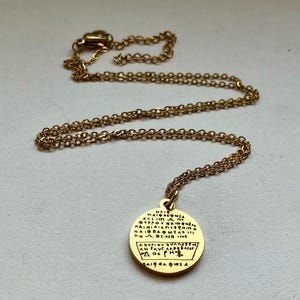 Greek protection amulet pendant, Thunderstone talisman, Archangels necklace