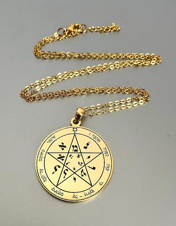 YAFEINI Collana Con Ciondolo Pentacolo In Argento 925 – Ossidata, Vintage, Per Uomo E Donna, Con Catena Regolabile E Panno Lucidante