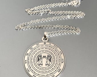 Contacting with Shem Hamephorash angels necklace, witchcraft talisman