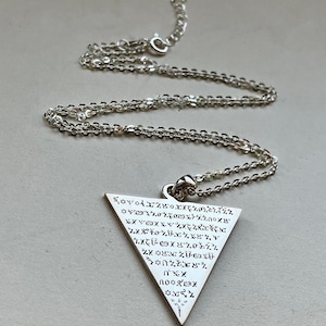 St. Germain Spell Necklace, Spiritual Protection Amulet, occult Jewelry, Metaphysical Gift