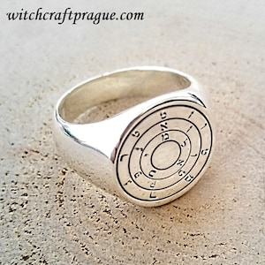 Solomon magic ring Goetia amulet,lesser key talisman