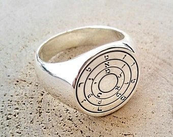 Solomon magic ring Goetia amulet,lesser key talisman