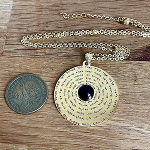 72 Demons of Goetia Necklace, Occult Pendant, Demon Sigils Jewelry, Left-Hand Path Gift