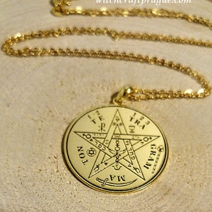 Alchemy Protection Tetragrammaton witchcraft amulet Goetia talisman lesser key image 6