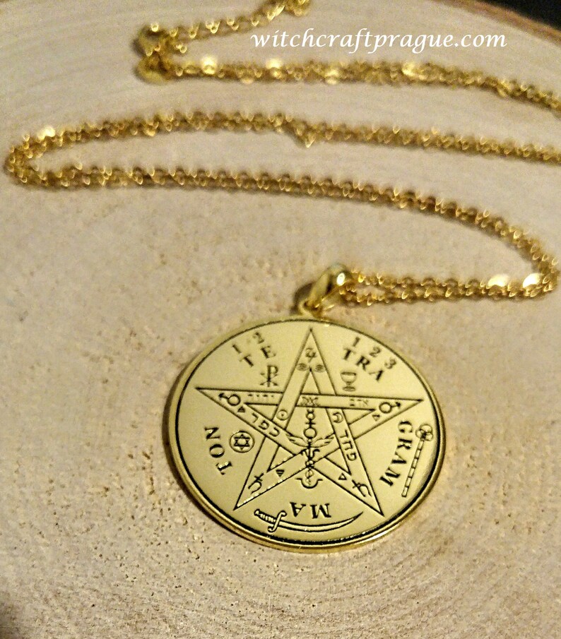 Alchemy Protection Tetragrammaton witchcraft amulet Goetia talisman lesser key image 6