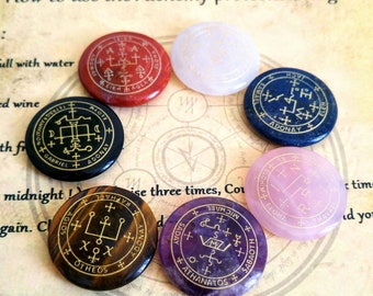 Alchemy Archangels stones sigil witchcraft amulet Wicca talisman