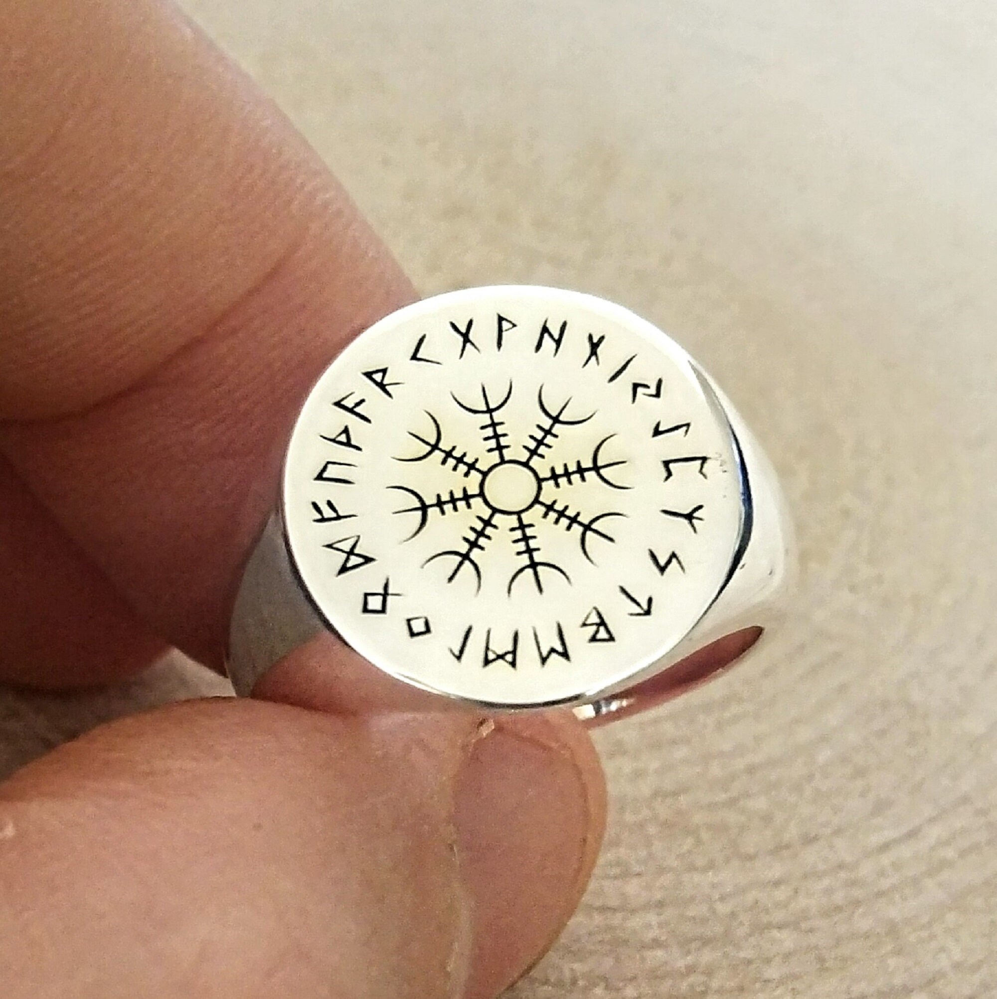 Celtic Compass Ring Rune Witchcraft Viking Amulet Wicca Talisman - Etsy