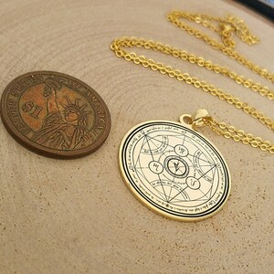 Alchemy Protection Necklace Witchcraft Amulet Wicca Talisman Sigil - Etsy