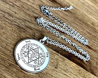 Witchcraft archangels amulet seal necklace for protection,magic talisman