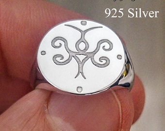 Siegelring Amulett Wicca Talisman Alchemie Siegelring
