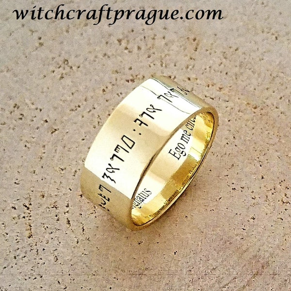 Witchcraft Amulet ring for blessing and success