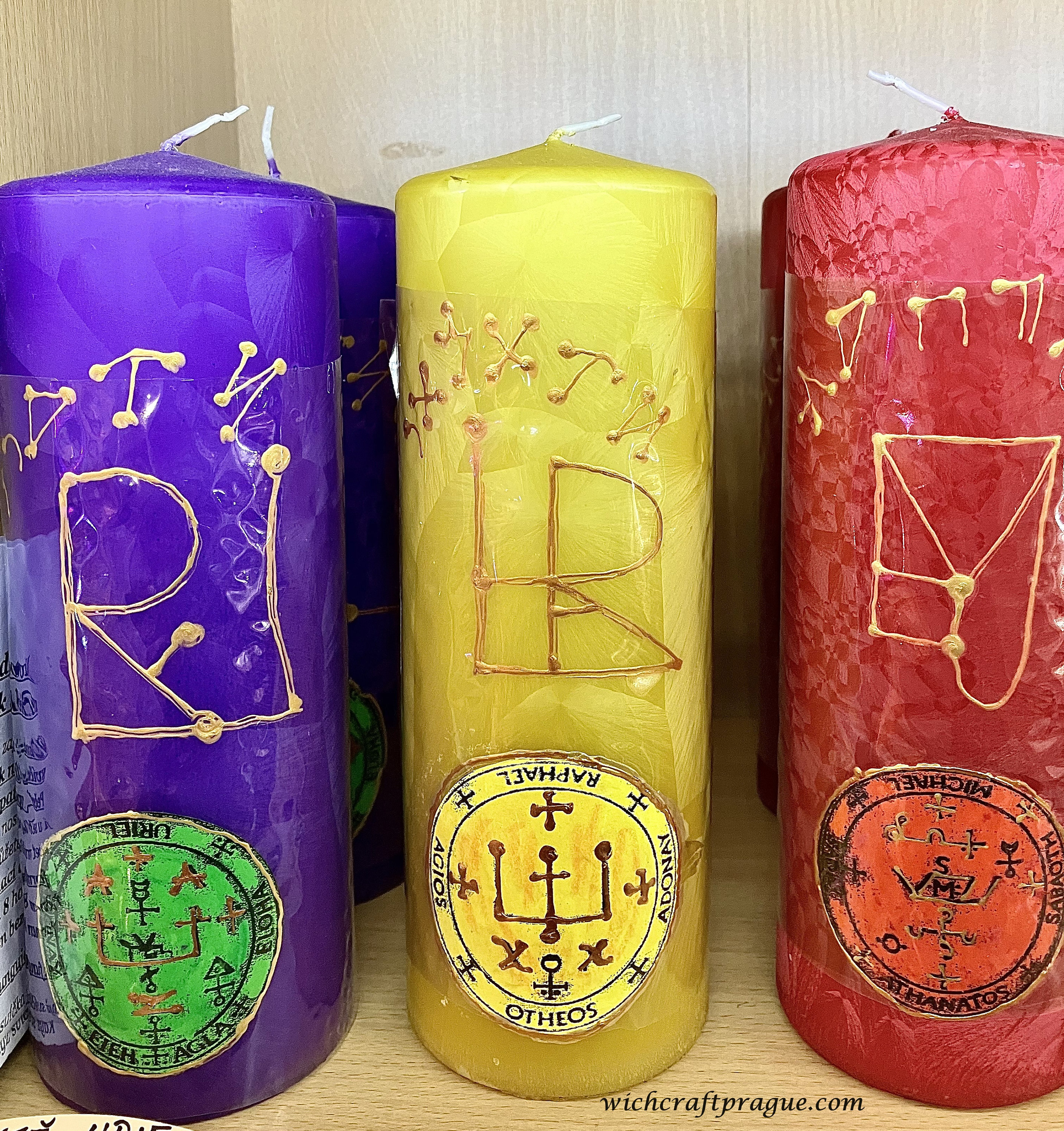 Archangels Michael Candle, Witchcraft Amulet, Protection and Love