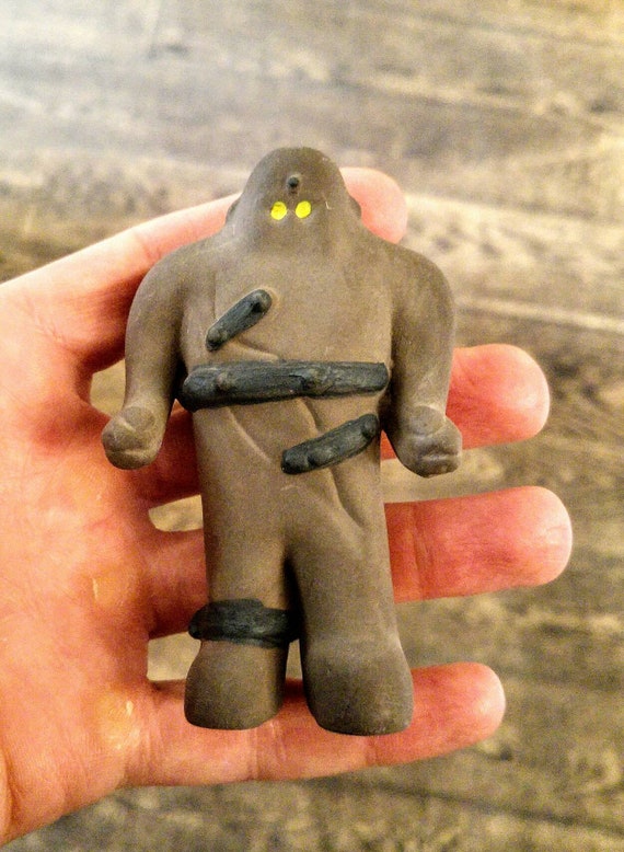 Witchcraft The Golem Of Prague Totem Amulet Etsy