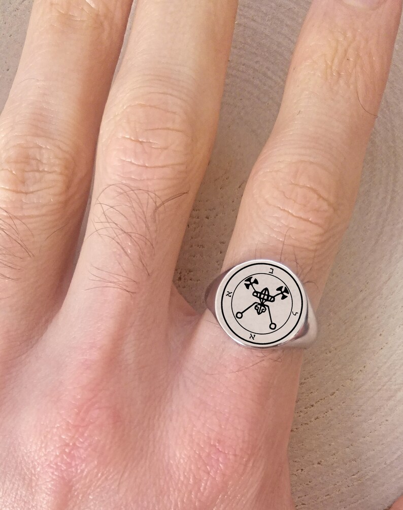 Witchcraft Goetia Bael Sigil Ring Amuletkingsolomon | Etsy