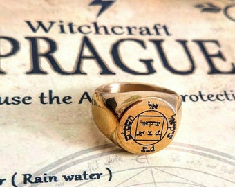 Archangel Zadkiel sigil ring amulet witchcraft talisman