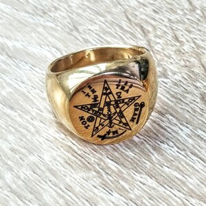 Alchemy Protection Ring Witchcraft Amulet Goetia Wicca Talisman - Etsy UK