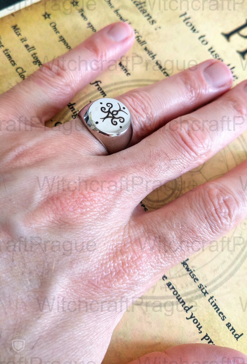 Witchcraft Sigil Ring Amulet Wicca Talisman Alchemy | Etsy
