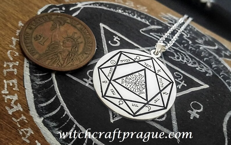 Alchemy Wisdom Necklace Amulet Witchcraft Talisman Wicca - Etsy