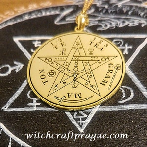 Alchemy Protection Tetragrammaton witchcraft amulet Goetia talisman lesser key image 7