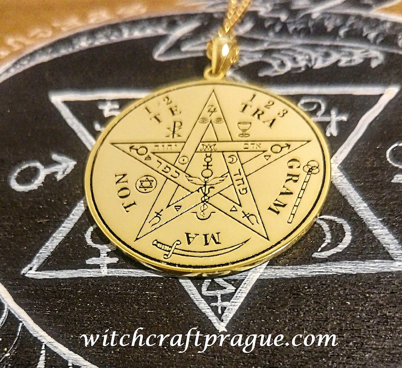 Alchemy Protection Tetragrammaton witchcraft amulet Goetia talisman lesser key image 7