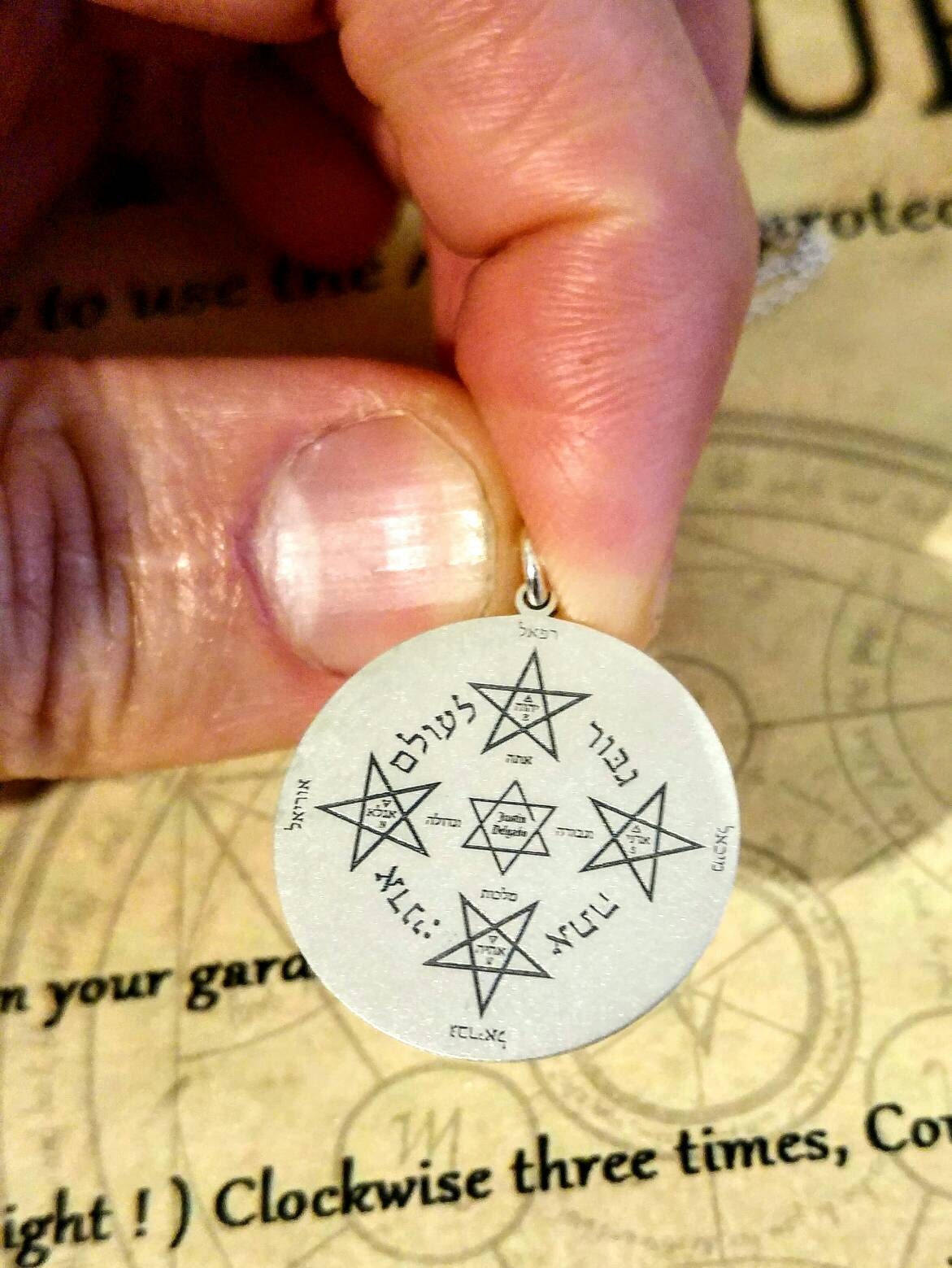 Alchemy Protection Set Witchcraft Amulet Goetia Wicca Talisman - Etsy