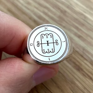 Goetia Amon Siegelring, Hexerei-Amulett, Siegel Salomons,