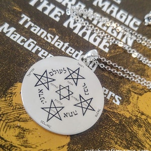 Witchcraft Archangels necklace amulet theleme talisman