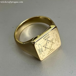 Alchemy God seal ring witchcraft amulet alchemy talisman