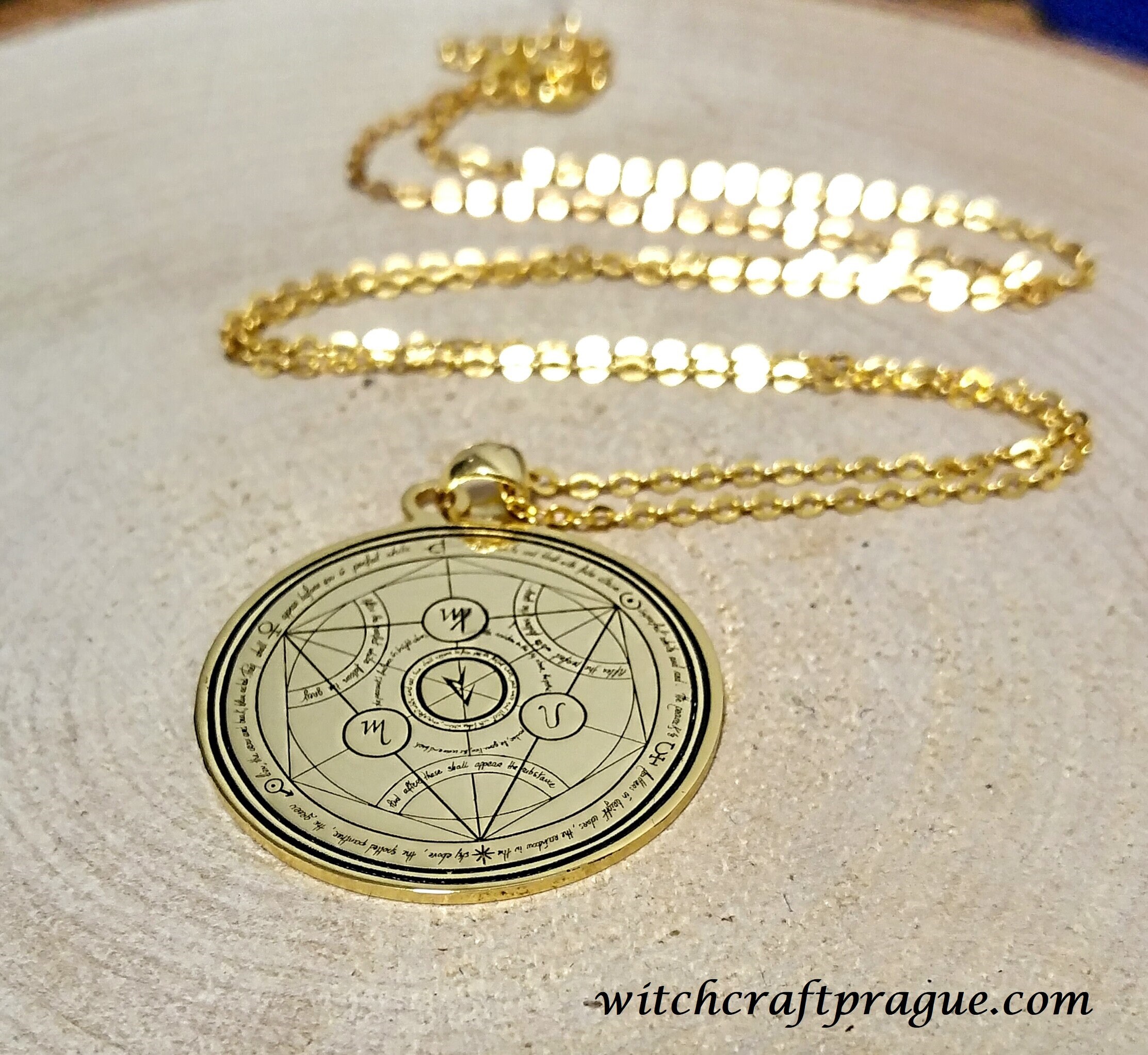 Alchemy Protection Necklace Witchcraft Amulet Wicca Talisman Sigil - Etsy