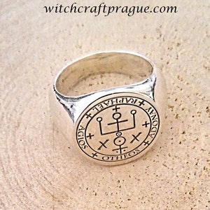 Witchcraft Archangel Raphael sigil ring alchemy amulet Wicca talisman