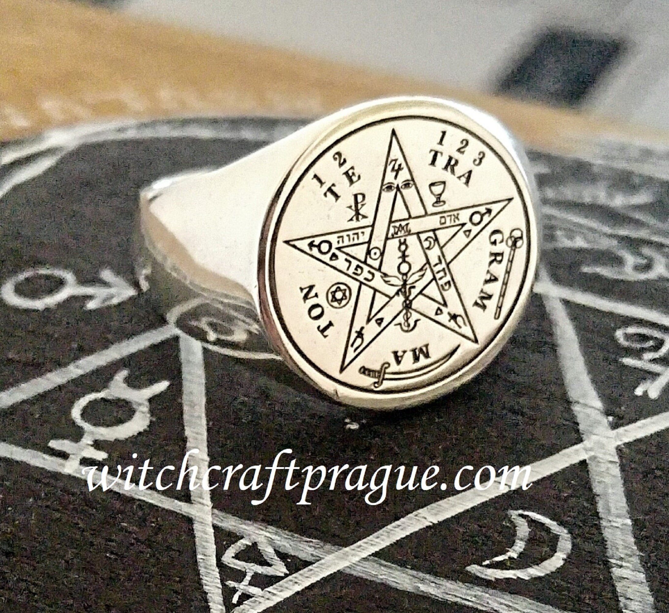 Alchemy Protection Ring Witchcraft Amulet Goetia Wicca Talisman - Etsy
